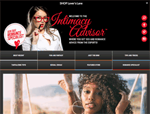 Tablet Screenshot of intimacyadvisor.com